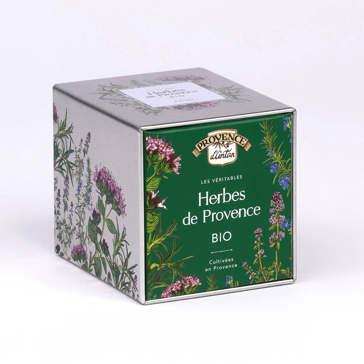Herbes de Provence Bio 40 g dans cube en métal
