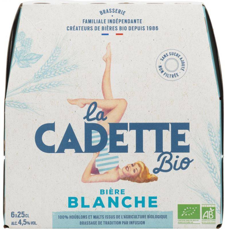 Chti - Bière blanche BIO 6 x 25 cl - La Cadette
