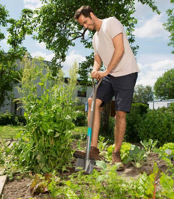 Bêche à bord pointu NatureLine bois frêne 117 cm GARDENA - Image 7