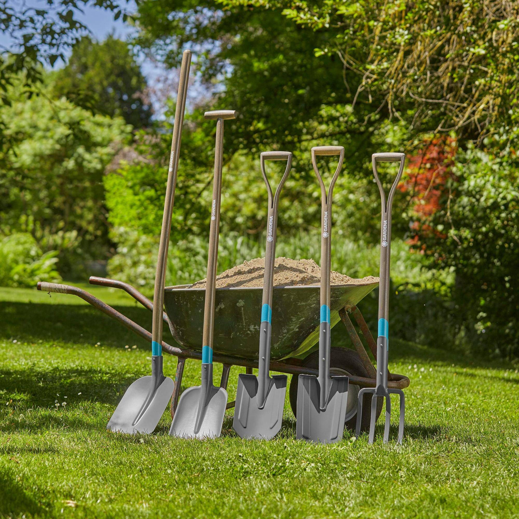 Bêche à bord pointu NatureLine bois frêne 117 cm GARDENA - Image 5