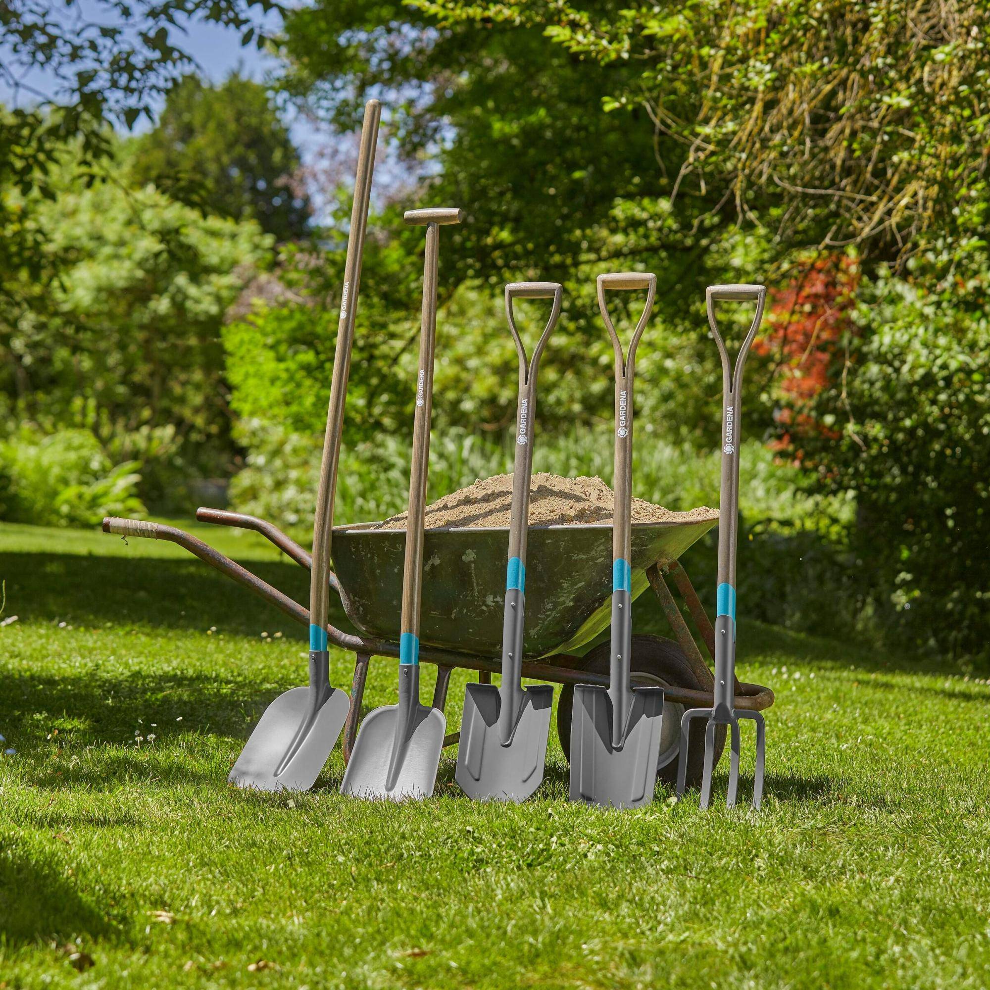Fourche à bêcher acier manche en bois Natureline GARDENA - Image 9