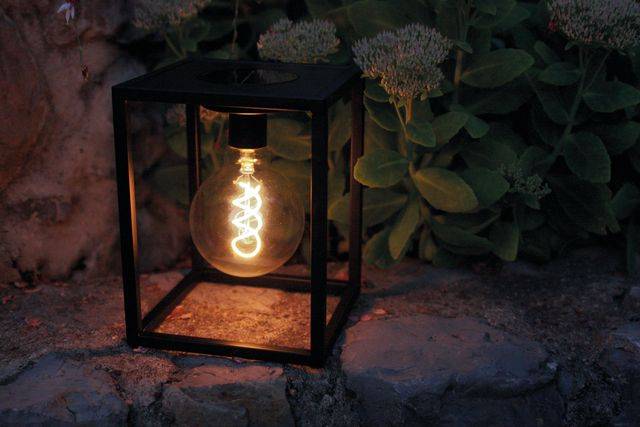 Watt & Home - Lampe solaire métal noir - WATT & HOME - Image 7
