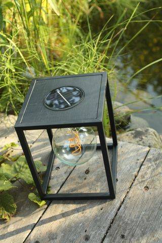 Watt & Home - Lampe solaire métal noir - WATT & HOME - Image 6