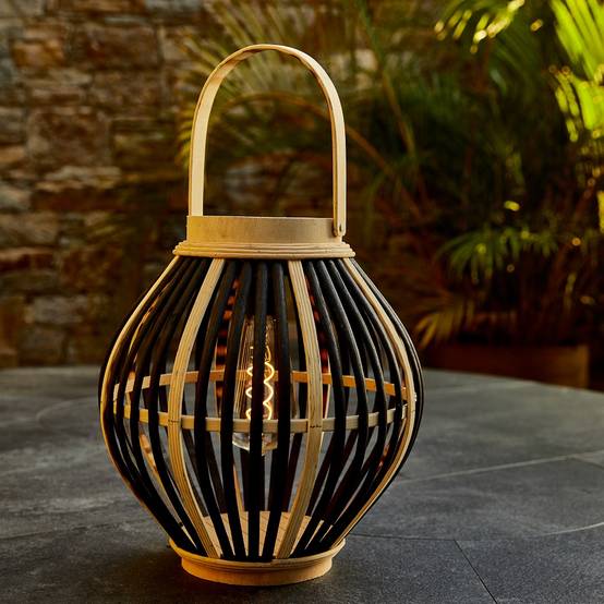 Watt & Home - Lanterne Solaire Bambou Naturel - WATT & HOME - Image 7