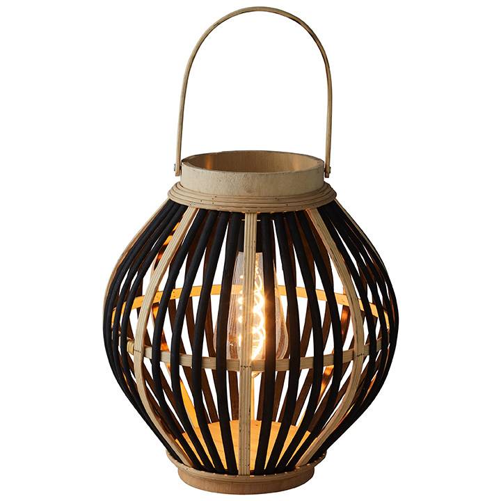 Watt & Home - Lanterne Solaire Bambou Naturel - WATT & HOME - Image 1