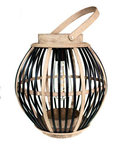 Watt & Home - Lanterne Solaire Bambou Naturel - WATT & HOME - Image 3