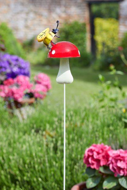 Smart Garden - Smart Garden - Pique décorative Champignon L.10 x l.9 x H.79 cm - Image 1