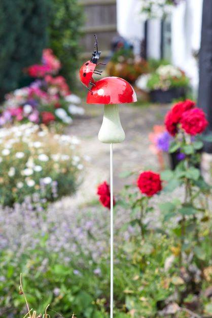 Smart Garden - Smart Garden - Pique décorative Champignon L.10 x l.9 x H.79 cm - Image 5