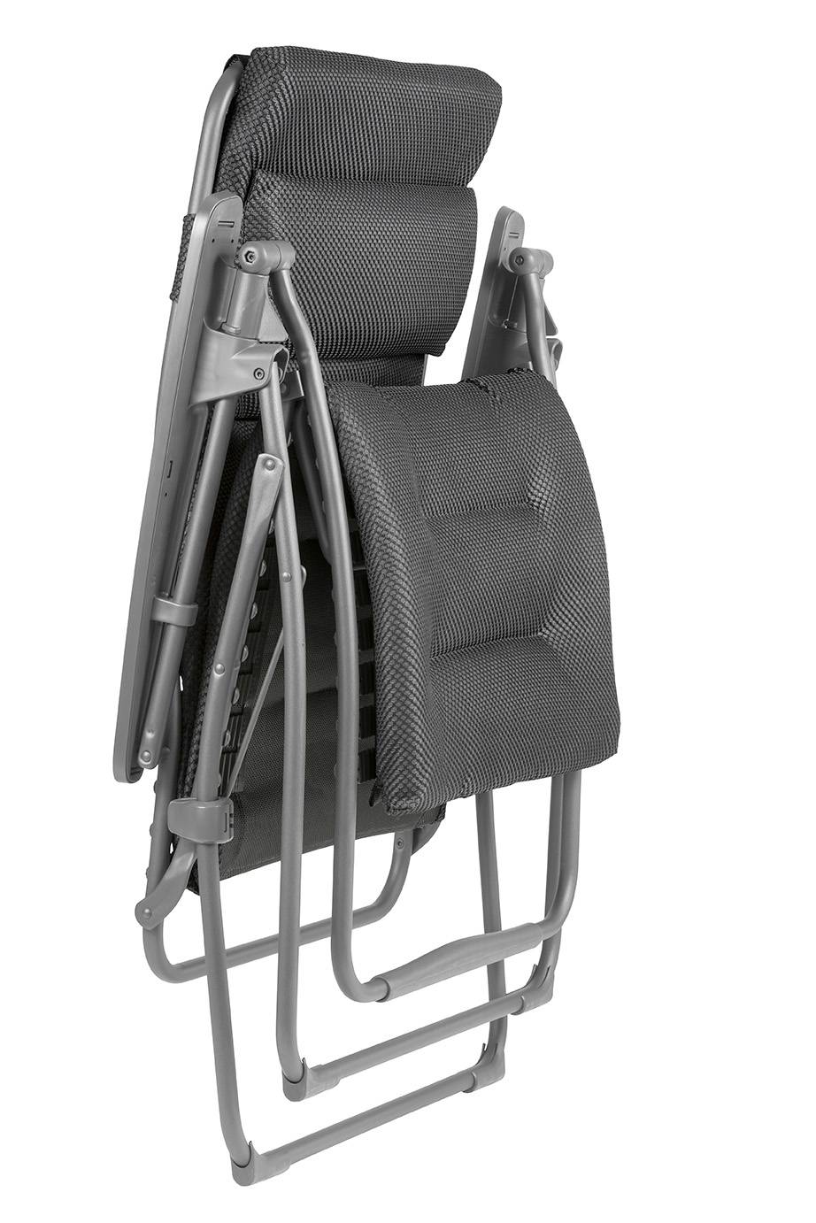 Lafuma-Mobilier - Fauteuil de jardin acier dark grey Futura Be Comfort XL Lafuma Mobilier - Image 2