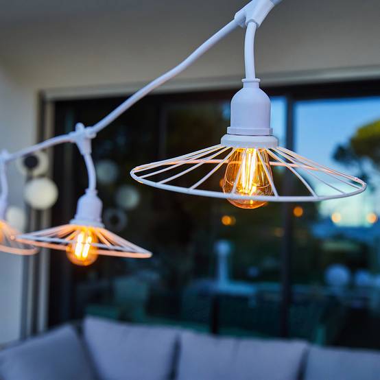 Guirlande "Chic white light" L.600 cm - Image 1