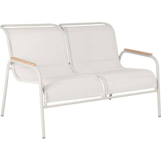 Banquette 2 places coolside Fermob gris argile - Image 8