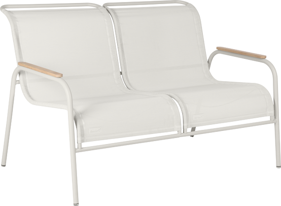 Banquette 2 places coolside Fermob gris argile - Image 1