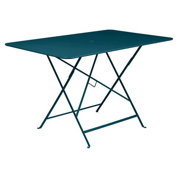 Fermob - Table de jardin rectangulaire pliante acier bleu acapulco 6 personnes Bistro Fermob - Image 3