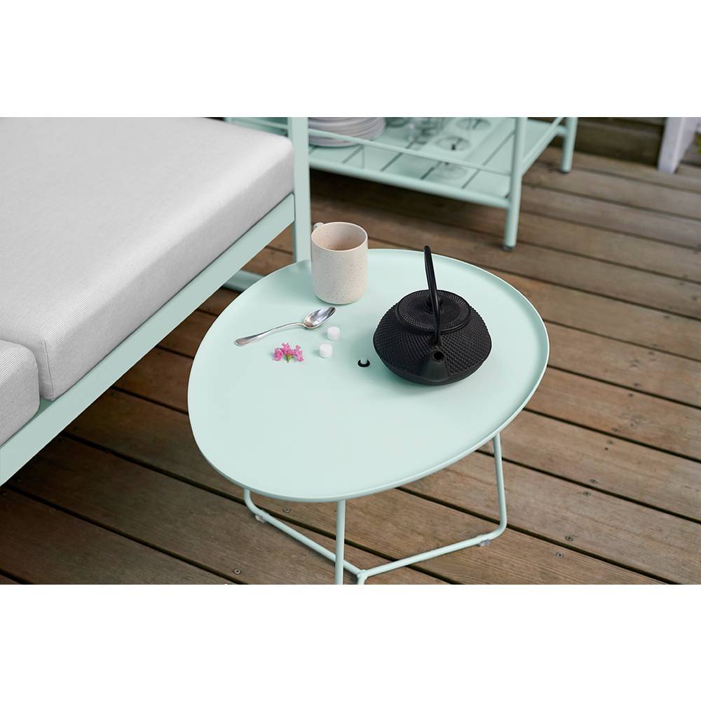 Fermob - Table basse de jardin ronde acier carbone Cocotte Fermob - Image 4