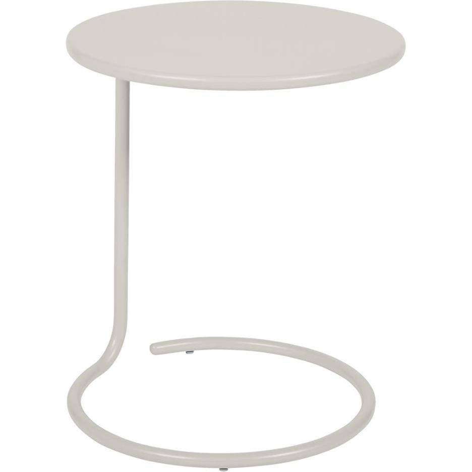 Table Basse Ronde Acier Grise - FERMOB - Image 4