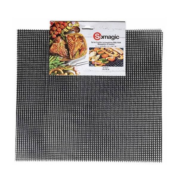Somagic - Lot de 2 grilles barbecue rectangulaires 36 x 40 cm SOMAGIC - Image 3