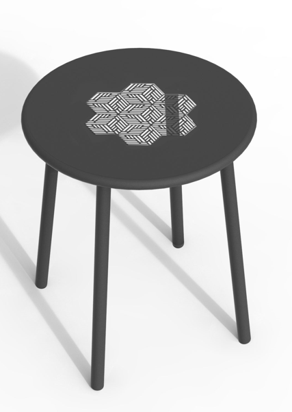 Ecloz - Ecloz - Table appoint Tendance Ø.40 x H.39 cm