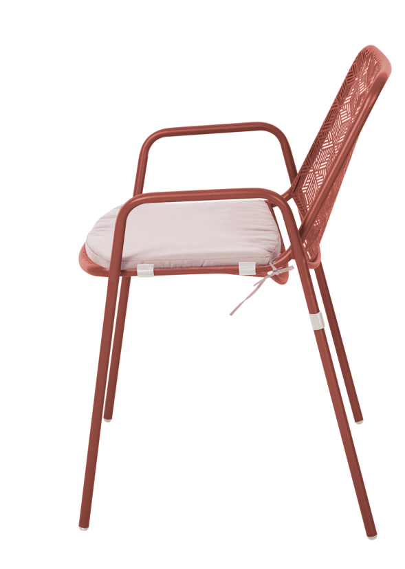Ecloz - Ecloz - Fauteuil Evolution Terracotta L.55 x l.40 x H.81 cm - Image 5