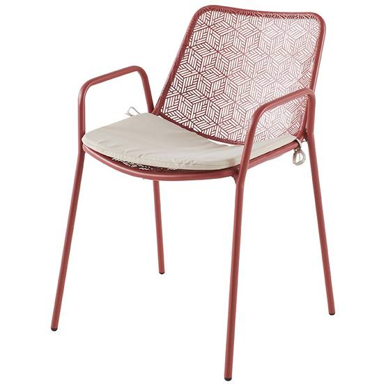 Ecloz - Ecloz - Fauteuil Evolution Terracotta L.55 x l.40 x H.81 cm - Image 2