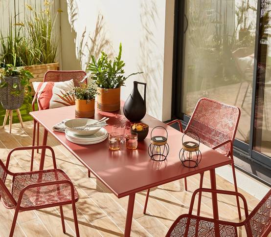 Ecloz - Ecloz - Fauteuil Evolution Terracotta L.55 x l.40 x H.81 cm - Image 6