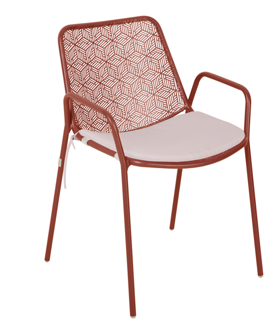 Ecloz - Ecloz - Fauteuil Evolution Terracotta L.55 x l.40 x H.81 cm - Image 1