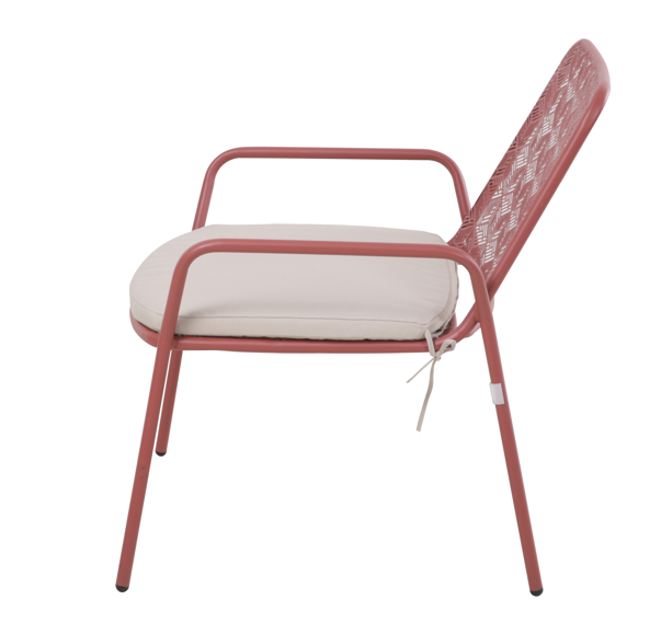Ecloz - Ecloz - Fauteuil Tendance Terracotta L.65 x l.49 x H.73 cm - Image 1