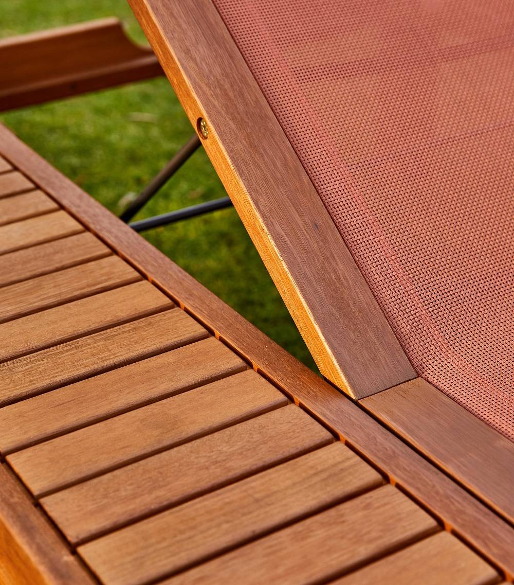 Bain de Soleil Valentine Terracotta L.211 x l.95 x H.88 cm - Image 3
