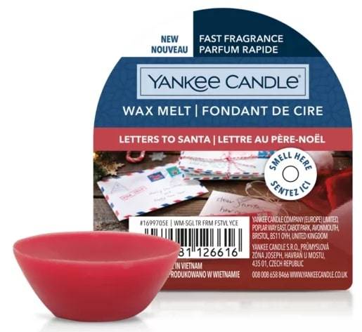 Yankee Candle - Yankee Candle - Fondant de cire Lettre au Père Noël 22 g