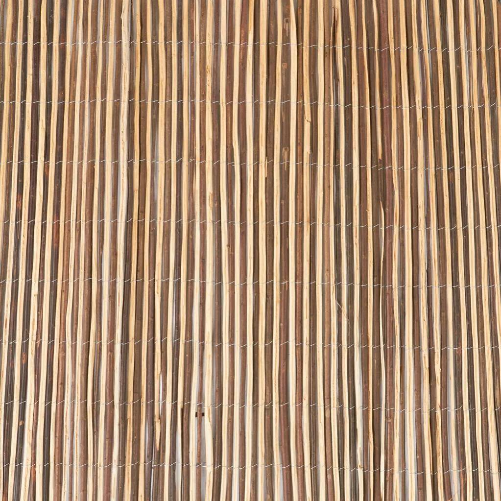 Catral France - Clôture osier naturel bicolore 1x3 m – NORTENE - Image 1