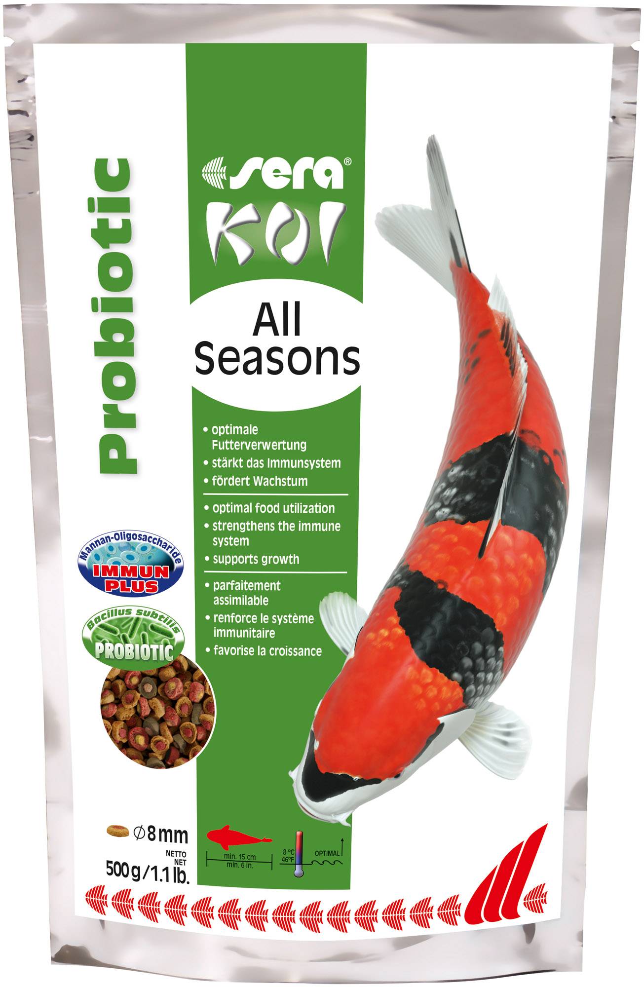 Sera - Sera - Alimentation Koi All Seasons Probiotic 500 g - Image 2