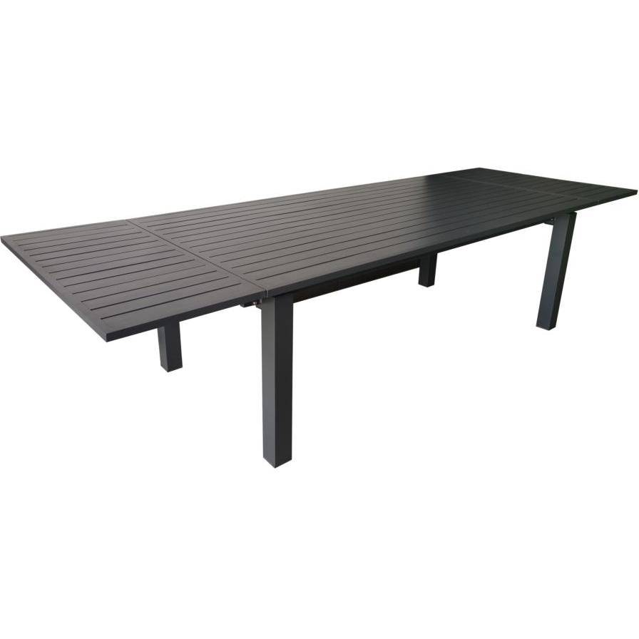 Ecloz - Table de jardin extensible aluminium graphite L.220/270/320 x l.110 x H.74 cm – ECLOZ - Image 2
