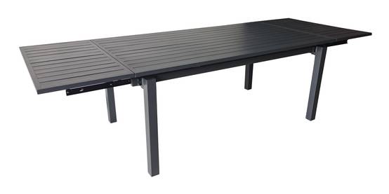 Ecloz - Table de jardin extensible aluminium graphite L.220/270/320 x l.110 x H.74 cm – ECLOZ - Image 1