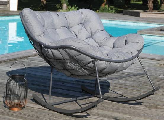 Proloisirs - Fauteuil à Bascule Acier Epoxy - PROLOISIRS - Image 5