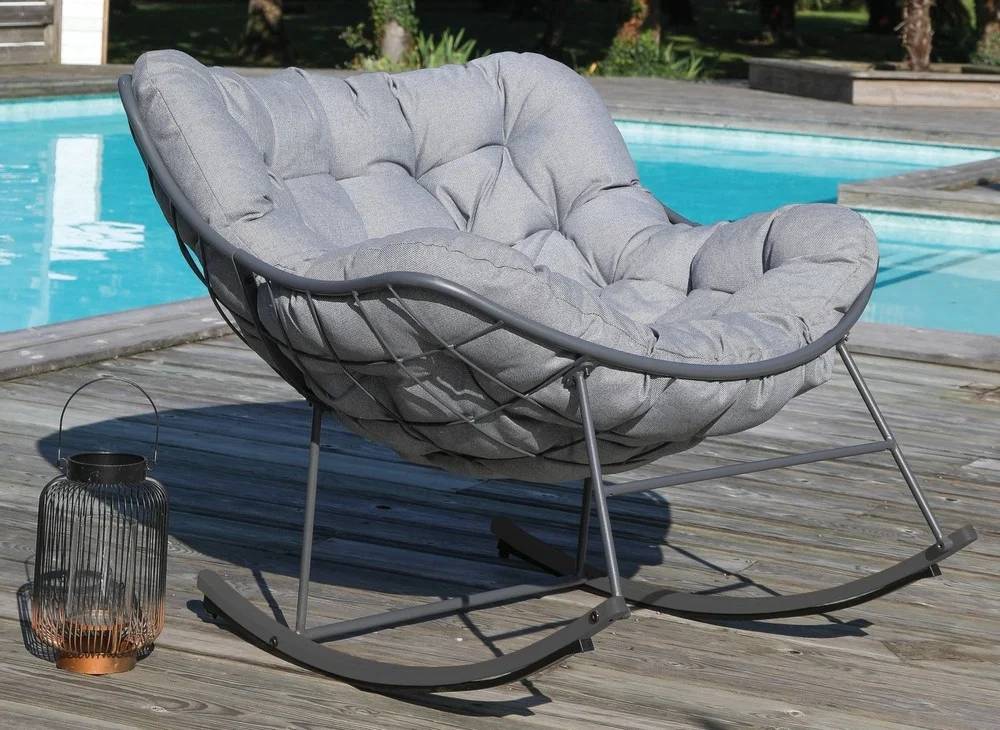 Proloisirs - Fauteuil à Bascule Acier Epoxy - PROLOISIRS - Image 5