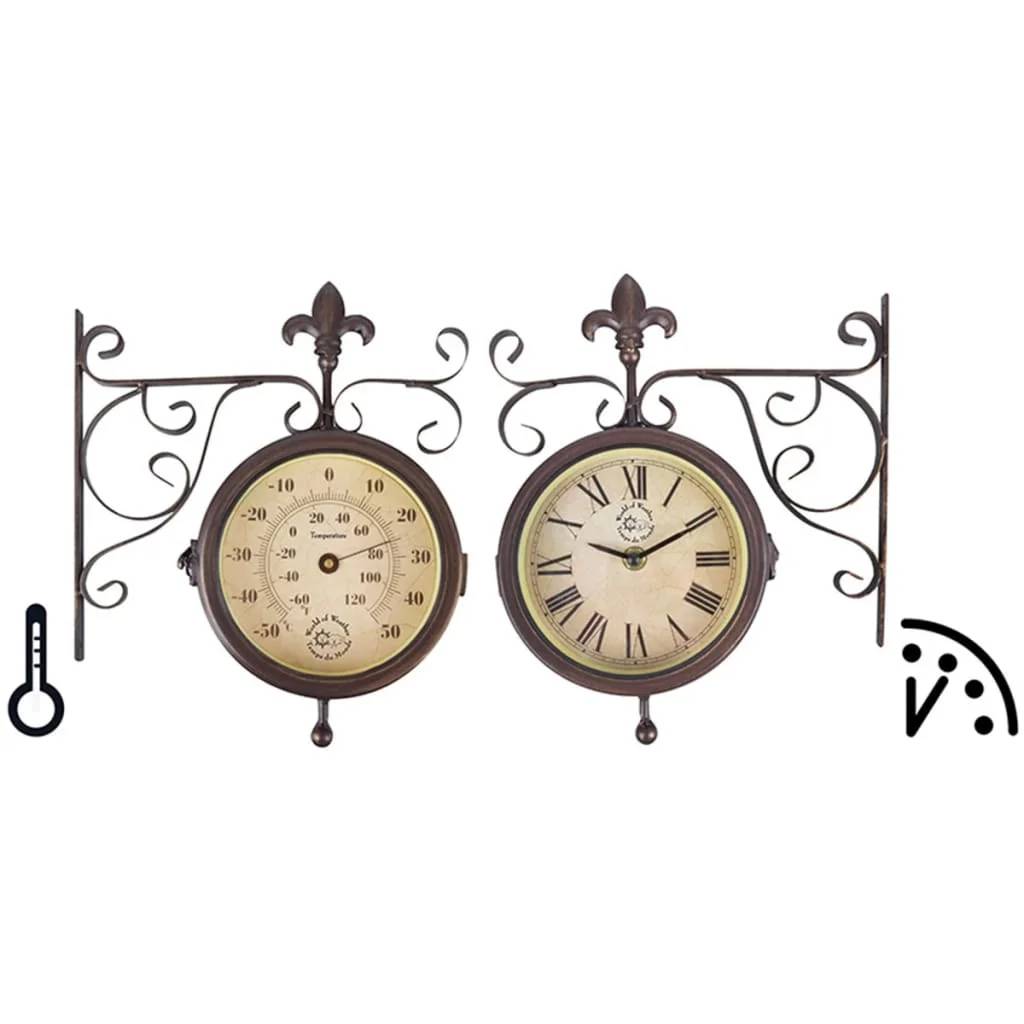 Horloge Extérieure Double Face - ESSCHERT DESIGN - Image 1