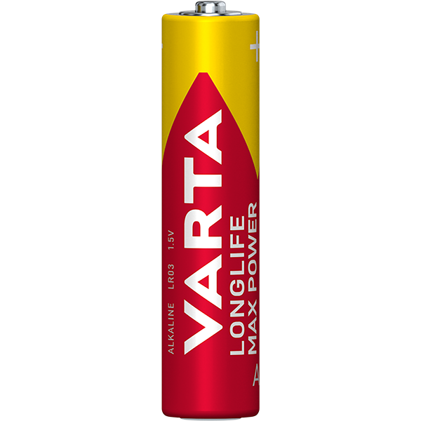 Lot de 12 piles alcalines LR03 AAA 1,5V Longlife Max Power - VARTA - Image 2