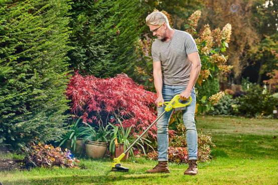Ryobi - Coupe/Dresse-bordures sans fil 18 V batterie et chargeur inclus Ø 23 cm RY18LT23A - RYOBI - Image 4