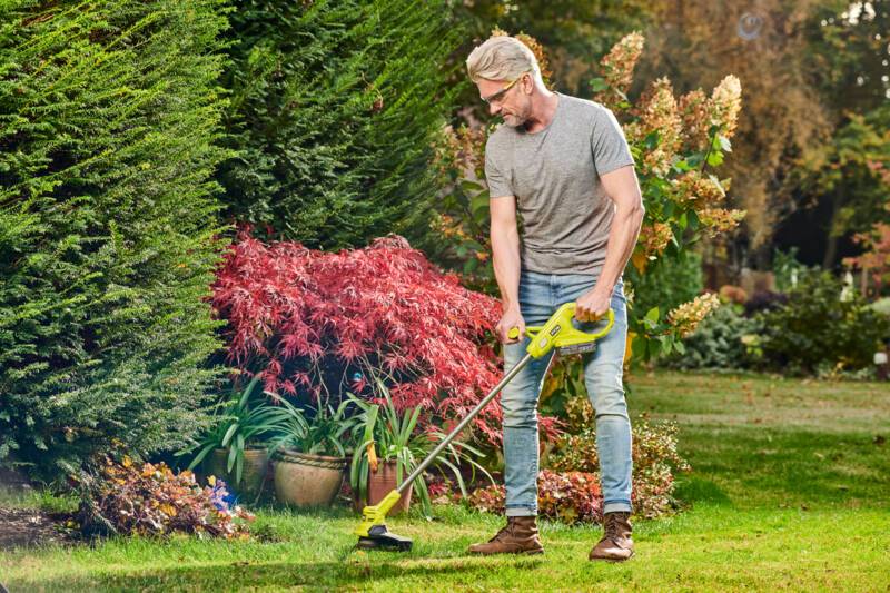 Ryobi - Coupe/Dresse-bordures sans fil  18 V batterie et chargeur inclus Ø 23 cm RY18LT23A - RYOBI - Image 4