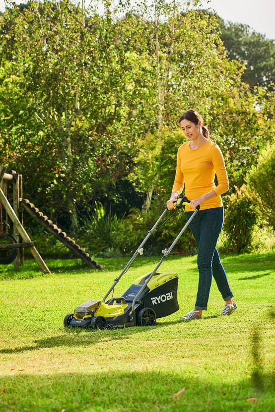 Ryobi - Tondeuse Poussée 18V One+ Coupe 33 cm Sans Batterie Ni Chargeur OLM1833B - RYOBI - Image 2