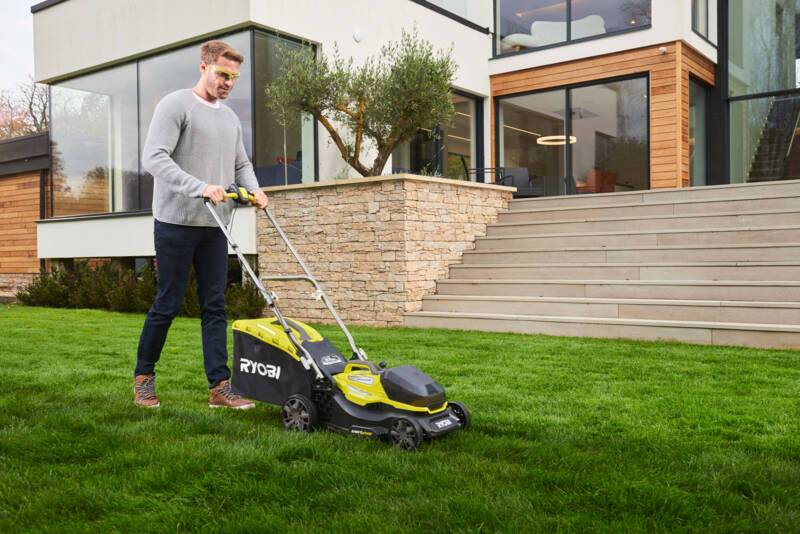 Ryobi - Tondeuse sans fil Ø coupe 37 cm H.20-70 mm bac 45L sans batterie - Ryobi - Image 9