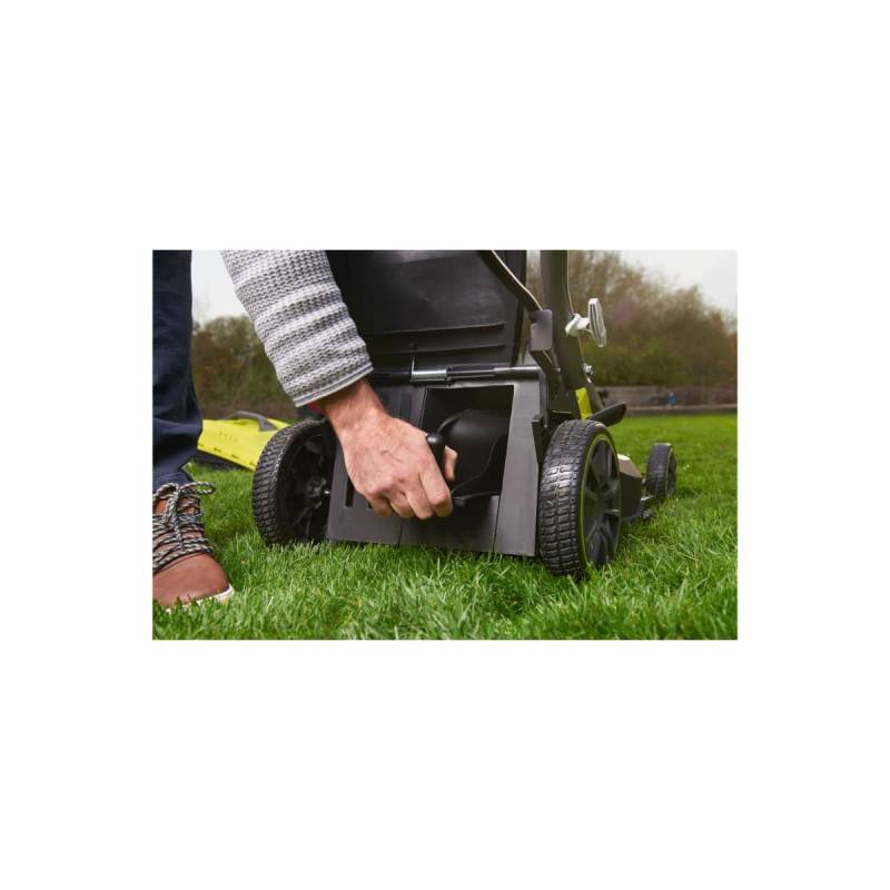 Ryobi - Tondeuse poussée 18V Brushless Ø coupe 37 cm ramassage et mulching - Ryobi - Image 7