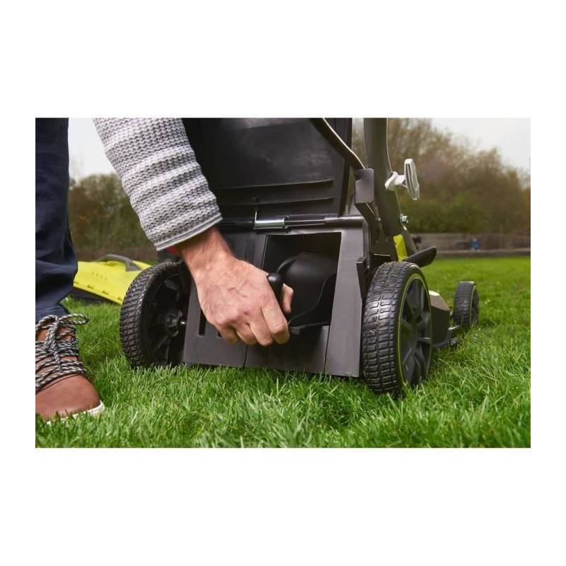 Ryobi - Tondeuse poussée 18V Brushless Ø coupe 37 cm ramassage et mulching - Ryobi - Image 4