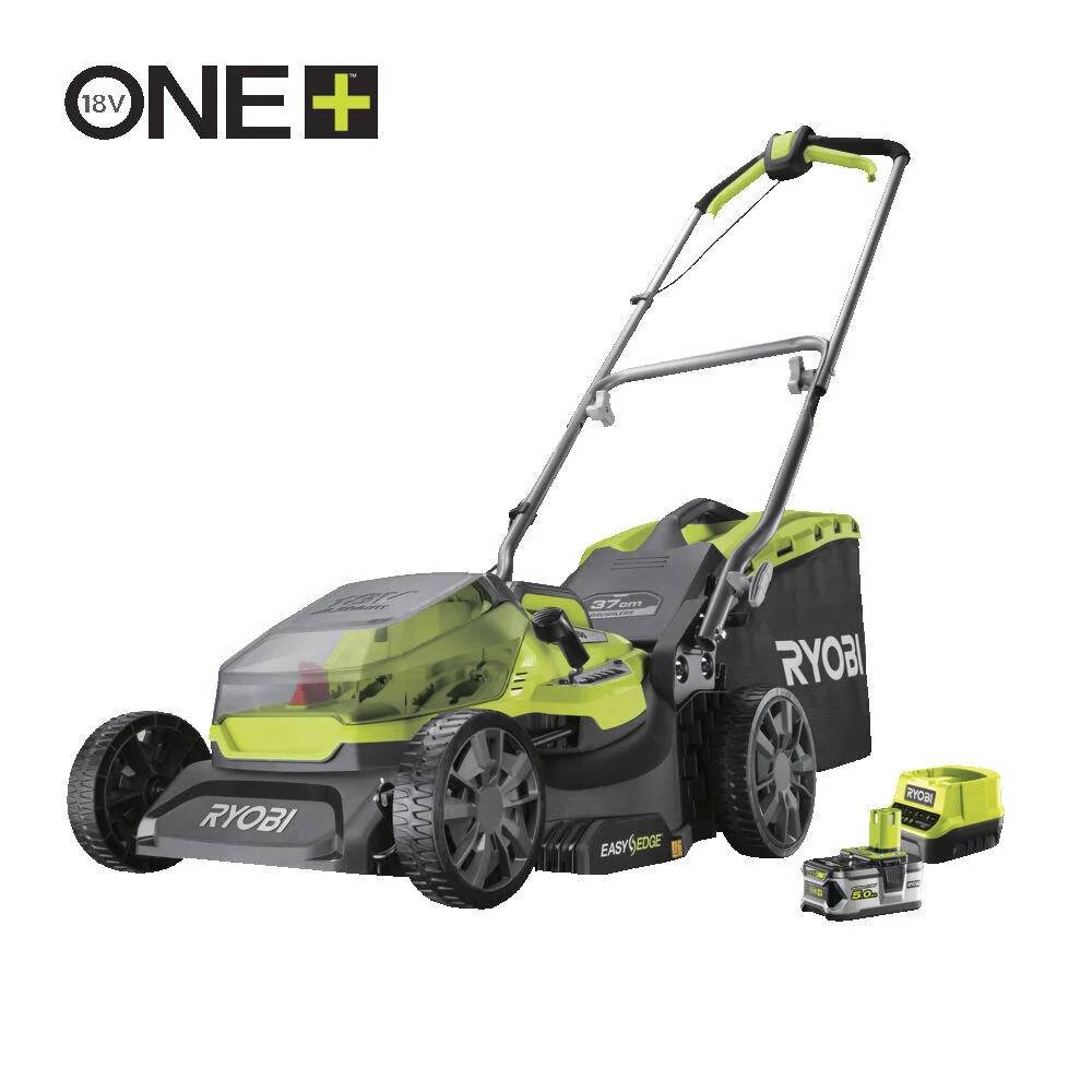 Ryobi - Tondeuse poussée 18V Brushless Ø coupe 37 cm ramassage et mulching - Ryobi - Image 11
