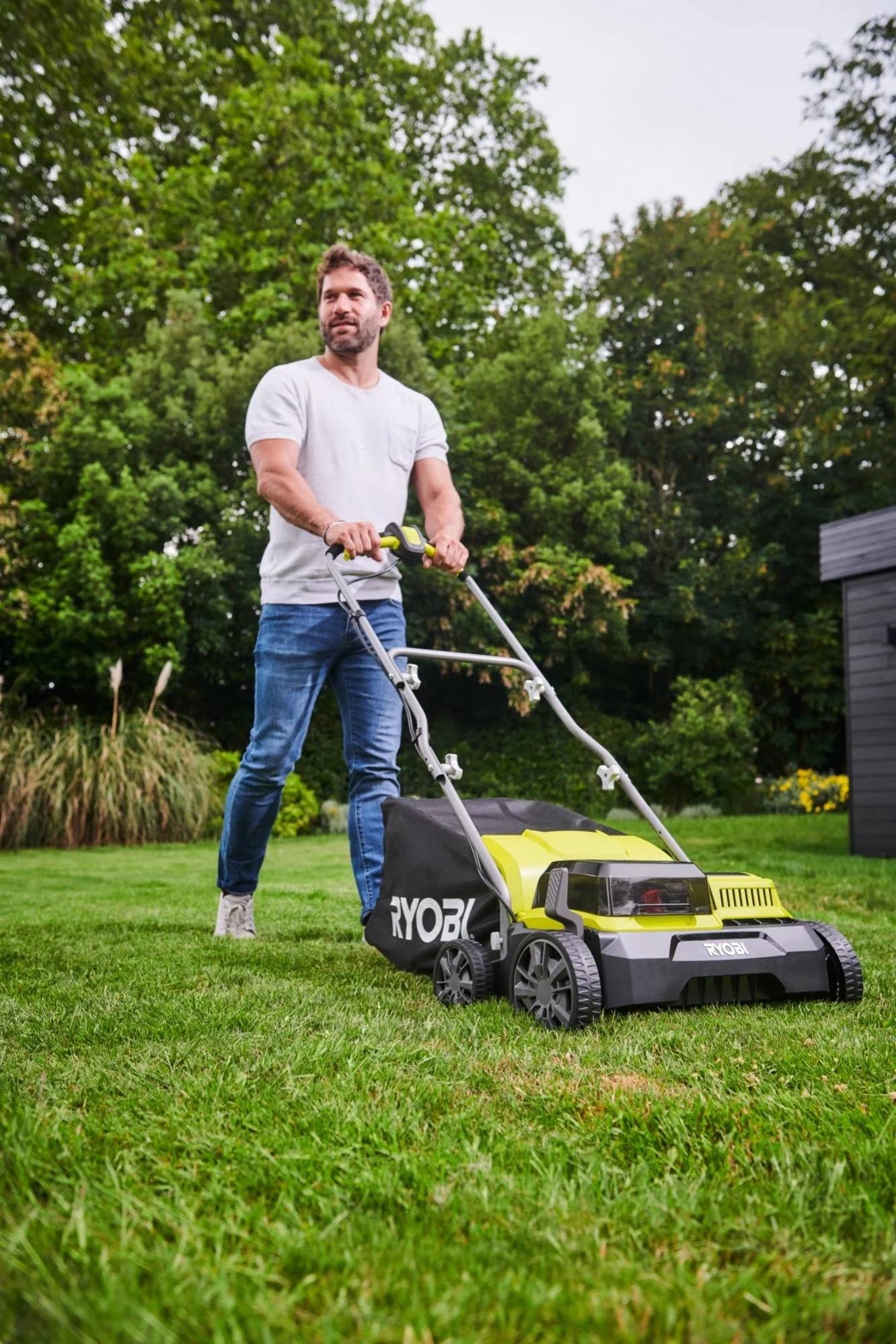 Ryobi - Scarificateur aérateur brushless Ø 35 cm vert et gris - Ryobi - Image 12