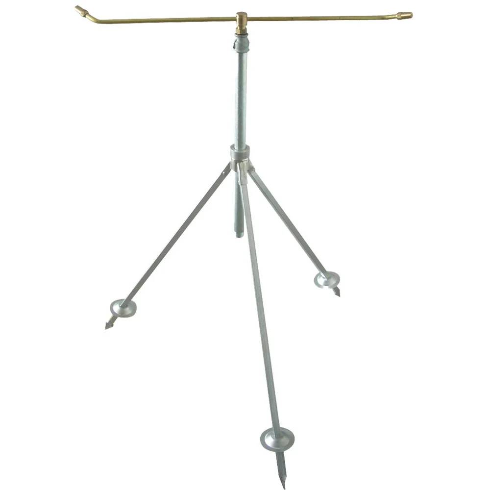 Arroseur rotatif trépied laiton gris réglable 70-110 cm - BOUTTÉ