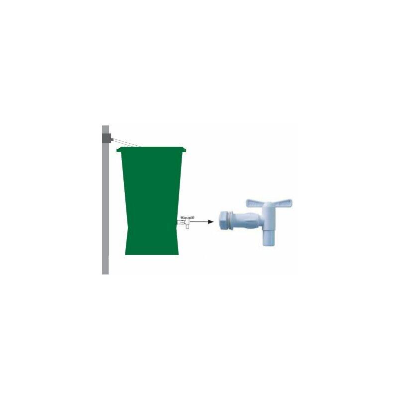 Robinet pour cuve plastique 3/4” BOUTTE - Image 2