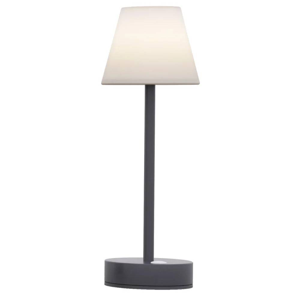Lampe à poser LED RGBW batterie anthracite - LOLA - Image 4