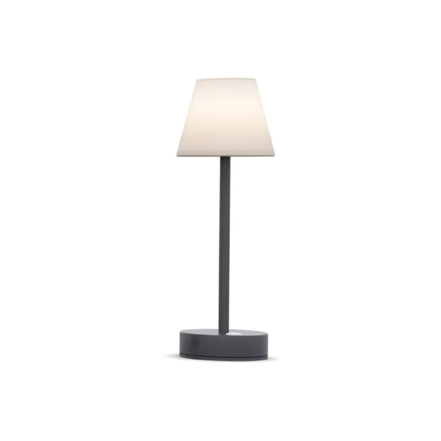 Lampe à poser LED RGBW batterie anthracite - LOLA - Image 2