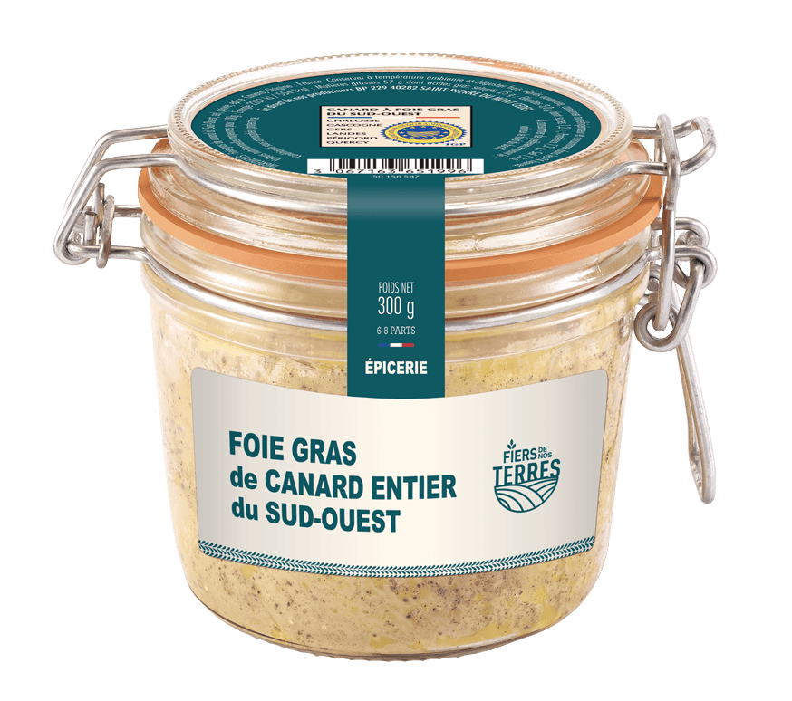 Fiers de nos terres - Foie gras de canard entier du Sud-Ouest IGP Fiers de Nos Terres