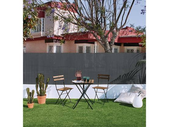 Canisse imitation osier composite gris clair H.1,5 x L.3 m - NORTENE - Image 12